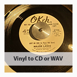 Vinyl, Shellac Records and LPs Transfers to Pro_res in Oxford UK